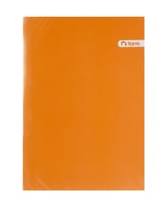Carpeta plastificada con accoclip naranja torre
