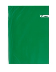 Carpeta plastificada con accoclip verde torre