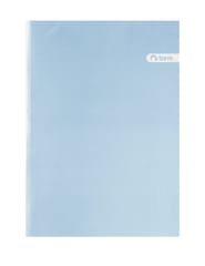 Carpeta plastificada con gusano celeste Torre