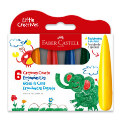 Crayones cohete 6 colores little creatives