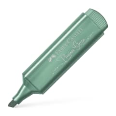 Destacador textliner metallic green Faber-Castell