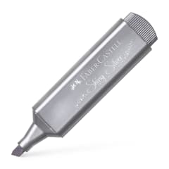 Destacador textliner metallic silver Faber-Castell