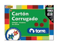 Carpeta de carton corrugado 6 pliegos Torre