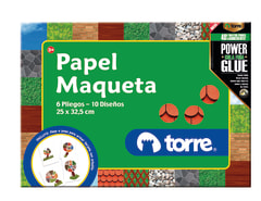 Carpeta de papel maqueta 6 pliegos Torre