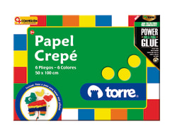 Carpeta papel crepe 6 pliegos Torre