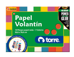 Carpeta de papel volantín 10 pliegos Torre