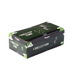 Doble clip negro 25mm 12 unidades Torre