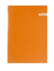 Carpeta plastificada con gusano naranjo Torre