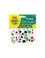 Ojitos locos surtidos tamaños y colores torre