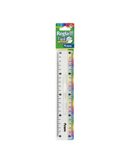Regla plástica 20 cm torre