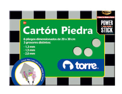 Carpeta de carton piedra 6 pliegos Torre