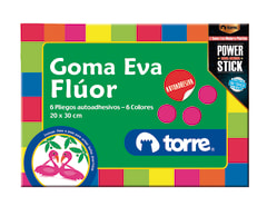Carpeta de goma eva flúor torre