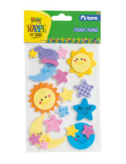 Stickers goma eva tiernos torre