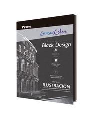 Block artistico black A4 Sense of Color