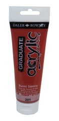 Tubo acrílico graduate 120ml burnt sienna