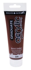 Tubo acrílico graduate 120ml burnt umber