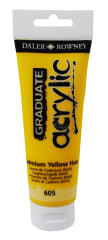 Tubo acrílico graduate 120ml cadmium yellow