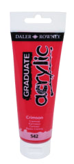 Tubo acrílico graduate 120ml crimson