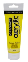 Tubo acrílico graduate 120ml lemon yellow