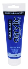 Tubo acrílico graduate 120ml phtalo blue
