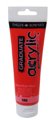 Tubo acrílico graduate 120ml vermilion hue