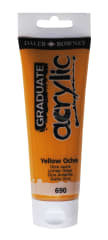 Tubo acrílico graduate 120ml  yellow ochre