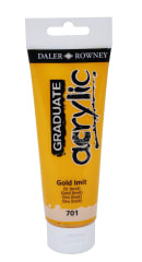 Tubo acrílico graduate 120ml gold imit