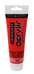 Tubo acrílico graduate 120ml cadmium orange