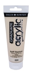 Tubo acrílico graduate 120ml buff titanium