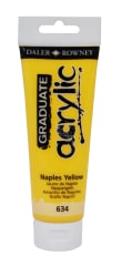 Tubo acrílico graduate 120ml naples yellow