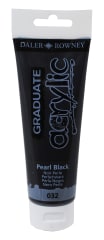 Tubo acrílico graduate 120ml pearl black
