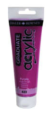 Tubo acrílico graduate 120ml purple