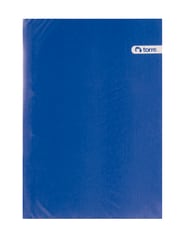 Carpeta plastificada con gusano azul torre