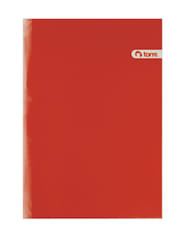 Carpeta plastificada con gusano rojo torre