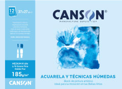 Block de dibujo 99 1/8 técnicas húmedas Canson
