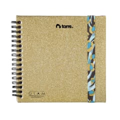 Cuaderno cuadrado Glam puntos 60 hjs Torre 0