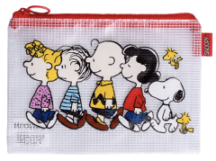 Estuche plano pvc Snoopy Mooving
