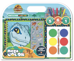 Mega acuarela Jurassic world