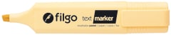 Destacador text marker pastel amarillo filgo