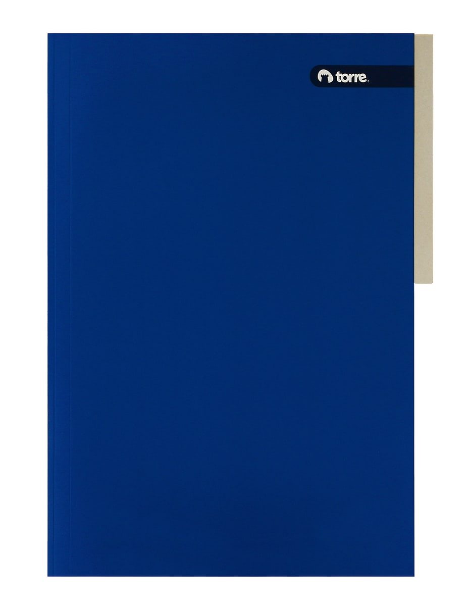 Carpeta pigmentada azul Torre1