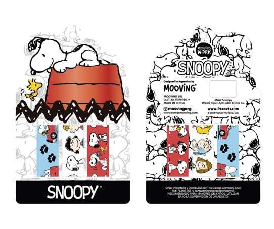 Washitape Snoopy 3 unidades mooving1