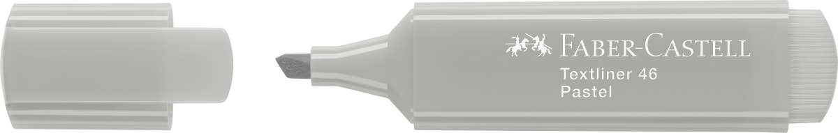Destacador textliner pastel gris Faber-Castell1