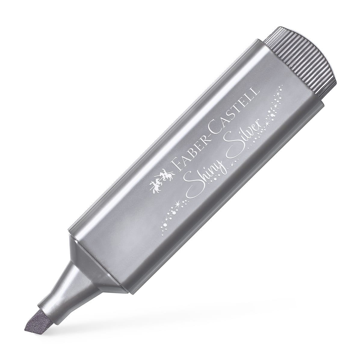 Destacador textliner metallic silver Faber-Castell1