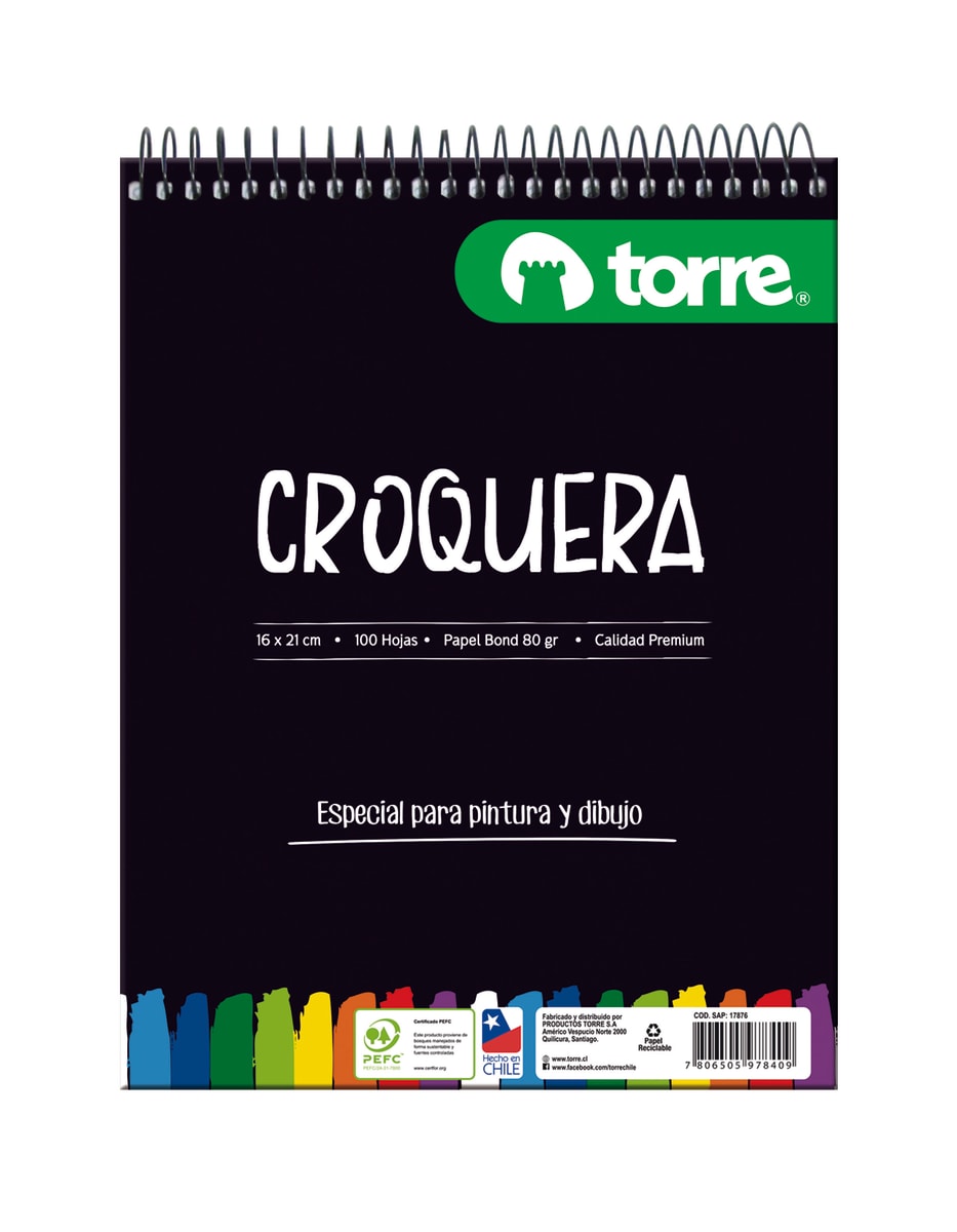 Croquera 16x21 cm imagia Torre1