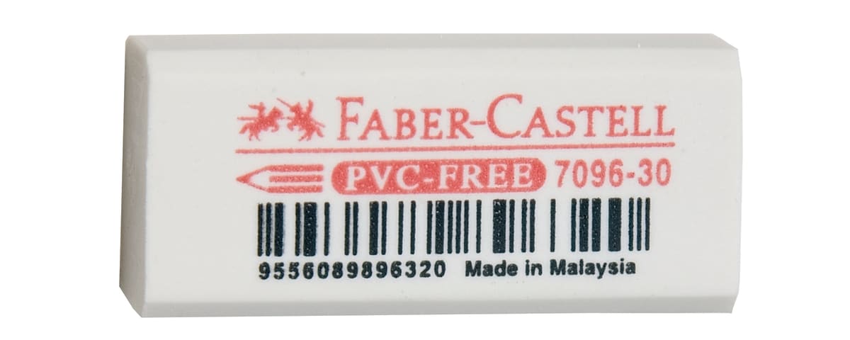 Goma de borrar plástica 189637 Faber-Castell1