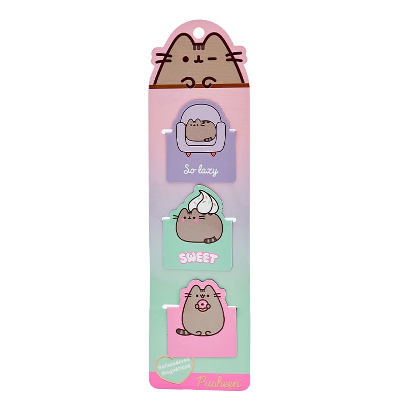 Marca páginas magnéticos pusheen mooving1