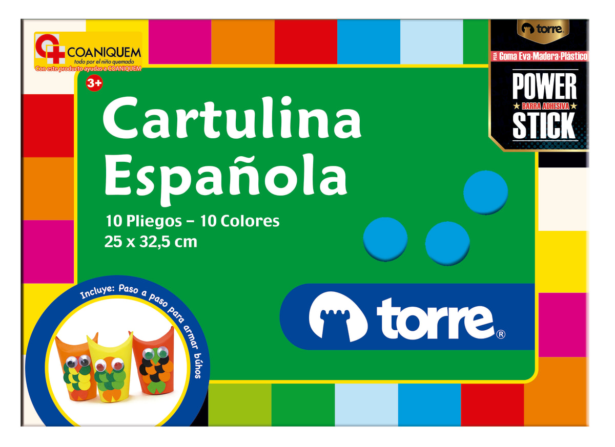Carpeta de cartulina española 10 hojas Torre1