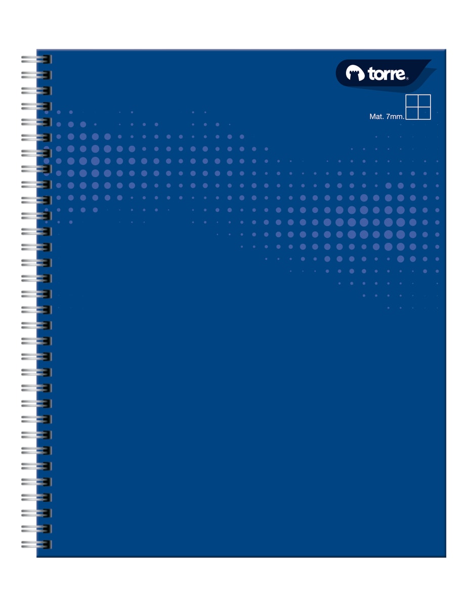 Cuaderno universitario liso 7mm 100 hjs Torre2