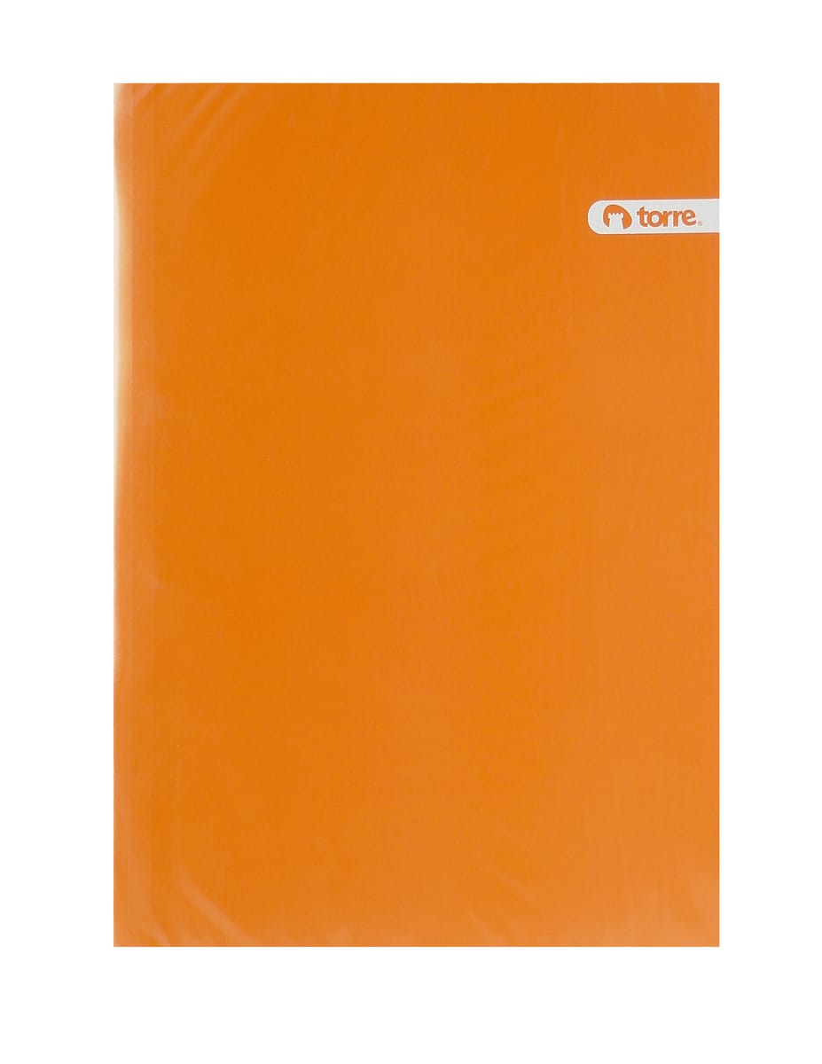 Carpeta plastificada con gusano naranjo Torre1