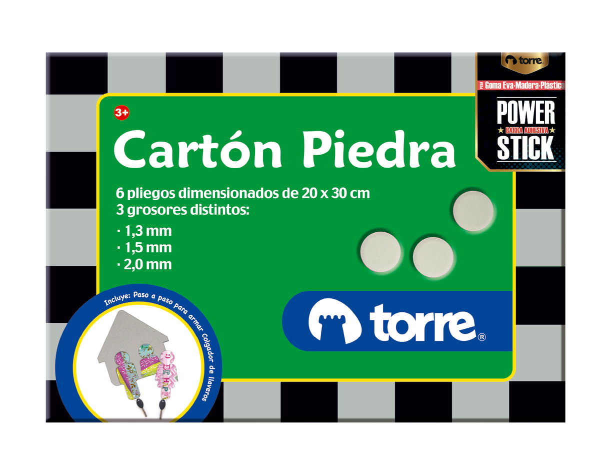 Carpeta de carton piedra 6 pliegos Torre1